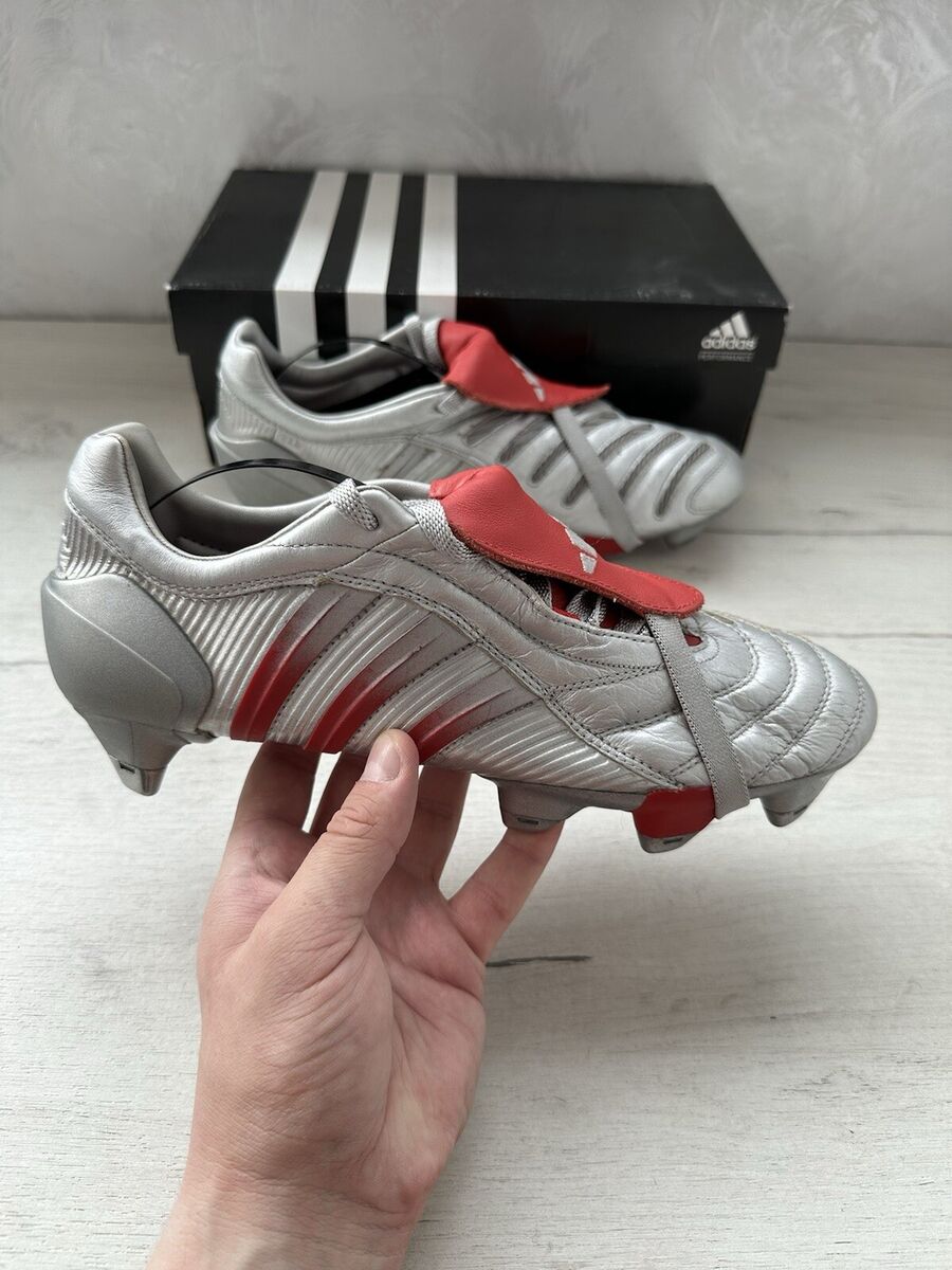 Adidas Predator Pulse David Beckham Silver Retro Rare Adidas Predator Pulse David Beckham Silver Retro Rare