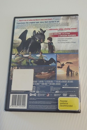 DreamWorks How To Train Your Dragon Movie PAL PG DVD Region 4 Brand New & Sealed - Picture 2 of 6