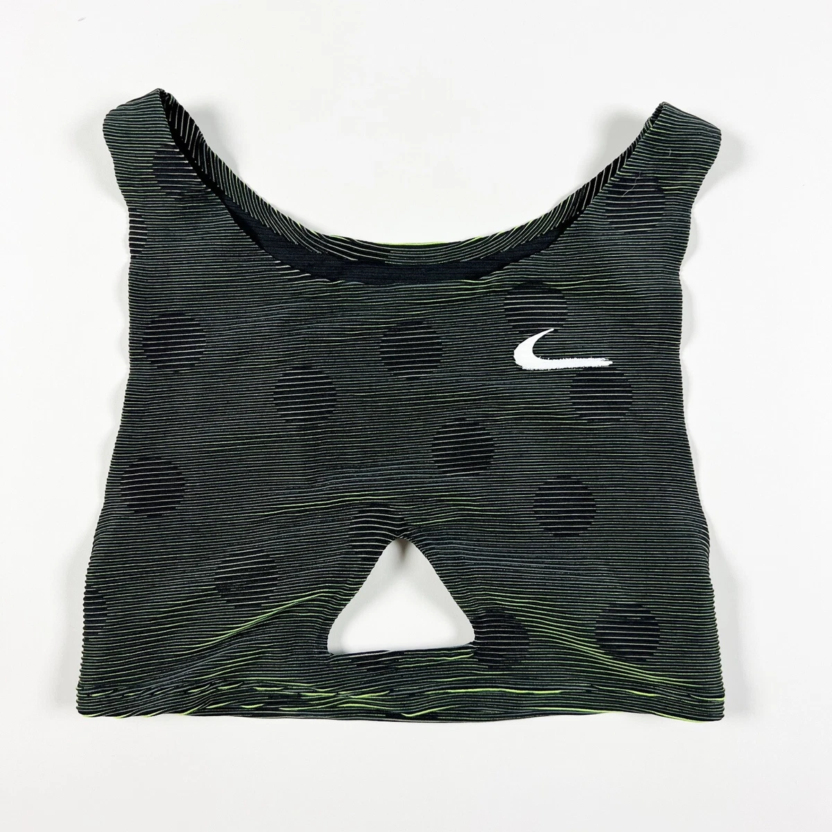 Nike x off top white cropped t-shirt
