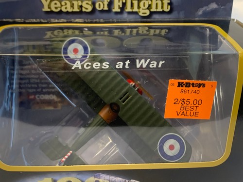 Corgi 100 Years of Flight Lockheed Vegas & Sopwith Camel No.3 Wing Planes in Box - Picture 16 of 23