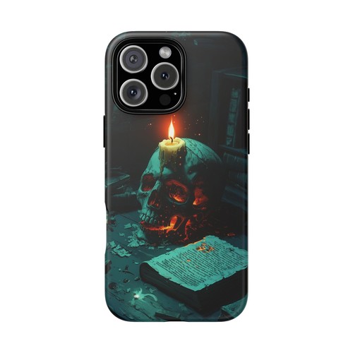 Candle Skull Vintage Book - Phone Ink Cover Case for iPhone, Galaxy, Pixel - 第 14/281 張圖片
