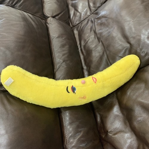 VINTAGE RARO Banana Anamorfico Peluche 27" Donna Grande Jumbo per Scimmia - Foto 7 di 17