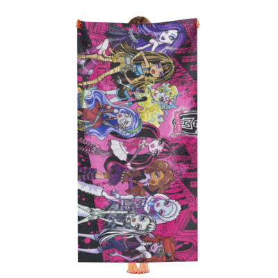 Monster High Strandtuch Schnell Trocknend Badetuch 75cmx150cm