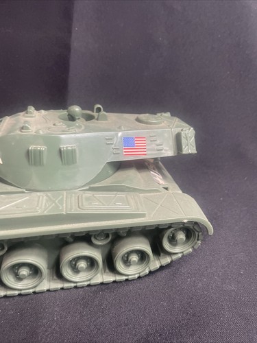 Vintage 1970s Processed Plastic Co. Toy Army Tank 13” Counting Barrel #7520 - Picture 4 of 9
