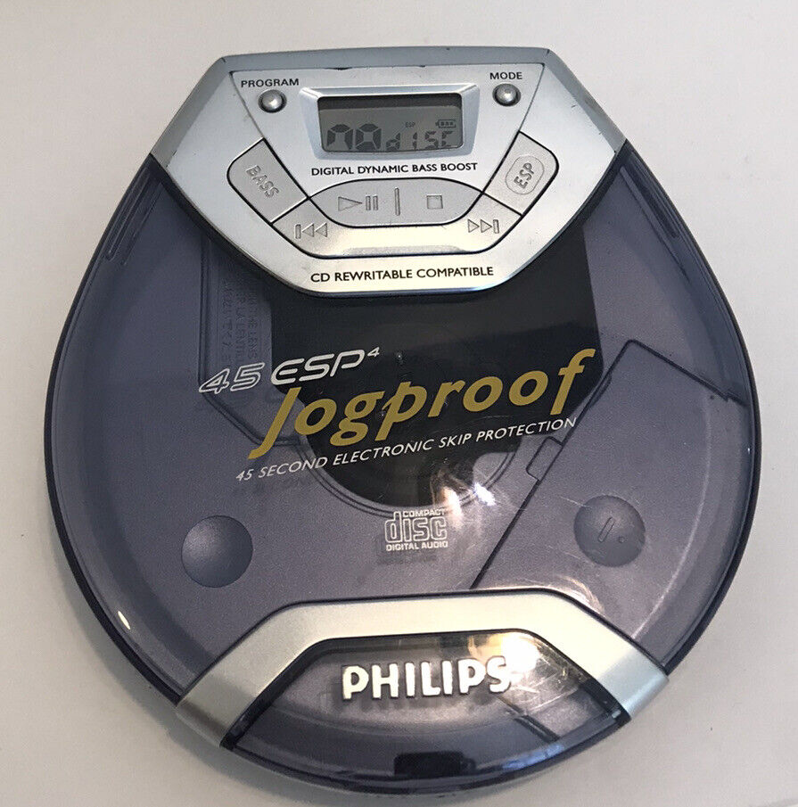Philips Jogproof Portable CD Player 45 ESP 4 Model AX5011/17 Tested Working  | eBay