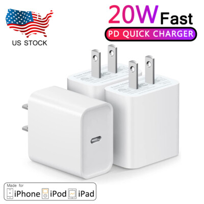 20W USB-C Type-C Fast Charger Power Adapter Block For i-Phone 17 16 15 14 13 12