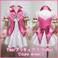 Pretty Cure Nozomi Yumehara Cosplay costume Cure Dream dress Custom Made 