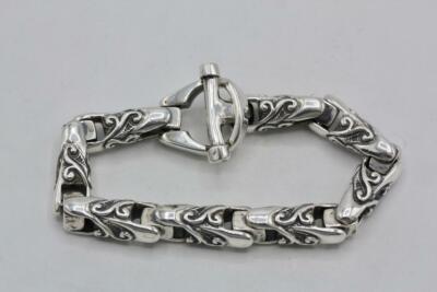 BWL Bill Wall 925 Sterling Silver 1997 U-Joint Wave Link Toggle