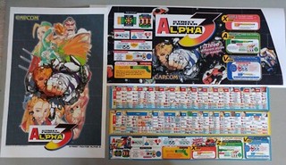 (Backlit) Street Fighter Alpha 3 Marquee for Sega Blast City CPS2 Jamma