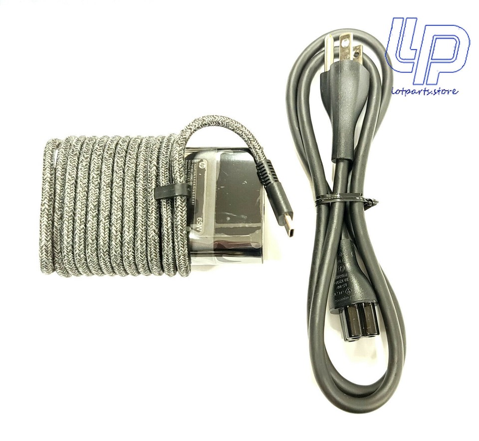 Genuine HP 65W USB-C Charger – Compatible With EliteBook, ENVY, Pavilion & More Laptops