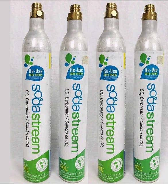 Sodastream CO2 Canisters 414.5oz 60L (Bottles are Full) eBay