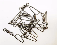 Offshore Tackle Coastlock Snap Ball Bearing Swivels Size #3 75lb Test - 10Pk