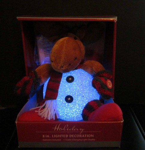 Huntington Home Holiday Moose Color Cambiante Iluminar Nunca abierto Nuevo en caja - Imagen 4 de 4