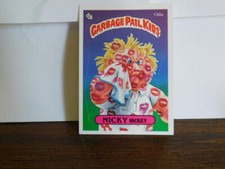 GARBAGE PAIL KIDS SERIES 4 1986 NICKY HICKEY
