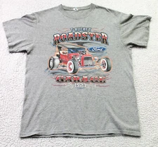 Ford T-Bucket Roadster 1923 Men's Short Sleeve T-Shirt Grey LARGE