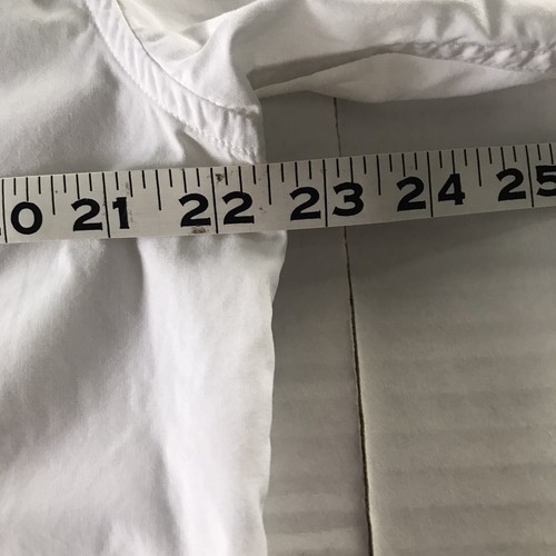 R&G London NY Herren Medium weiß mit Besatz Baumwolle Kurzarm Button Down Hemd - Bild 6 von 14
