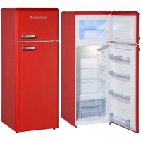 Wolkenstein Retro KüHl-Gefrierkombination KüHlschrank GK212.4RT Fr Rot 211 L E