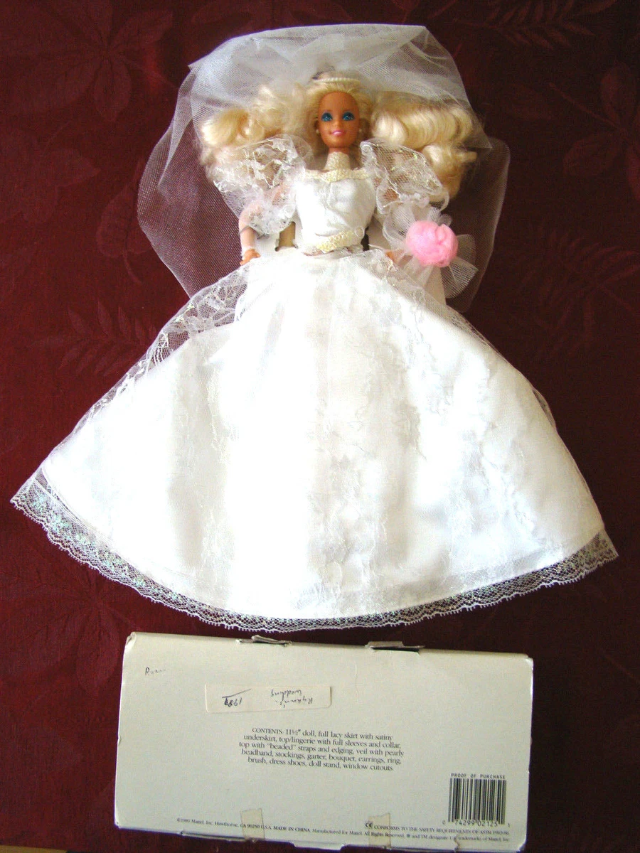 Barbie Doll Wedding Fantasy Bride 1989 Mint Condition