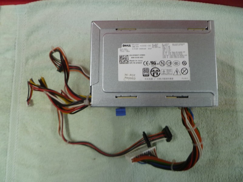 Dell 255W Power Supply H255E-00  Dell P/N FR607  from Optiplex 360