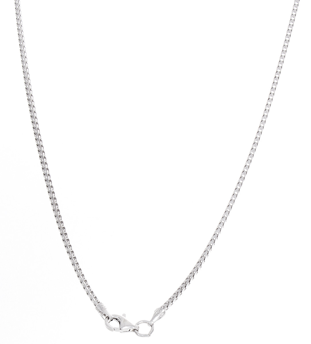 Unisex 2.5mm Sterling Silver 20 Inch Curb Style Chain
