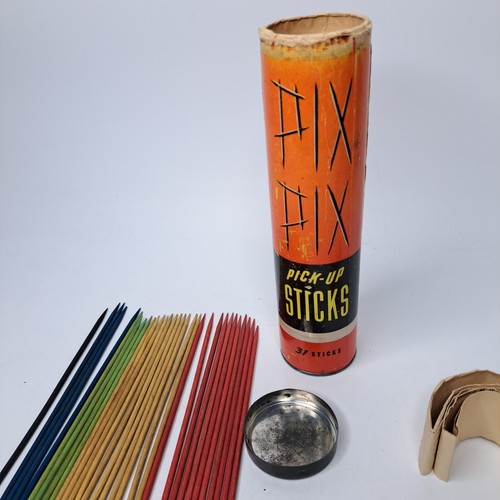 VTG Wooden Pix Pix Pick Up Sticks Game Complete 31 Instructions 2903 USA Whitman - Picture 7 of 11