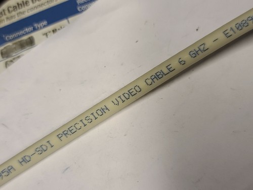 Belden 1695A Video Brilliance HD-SDI RG6 Coaxial Cable 6GHz Plenum White /10ft - Picture 3 of 9