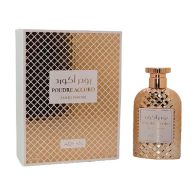 Poudre Accord Adyan by Oudh Al Anfar 3.4 EDP Cologne Perfume Unisex New In Box