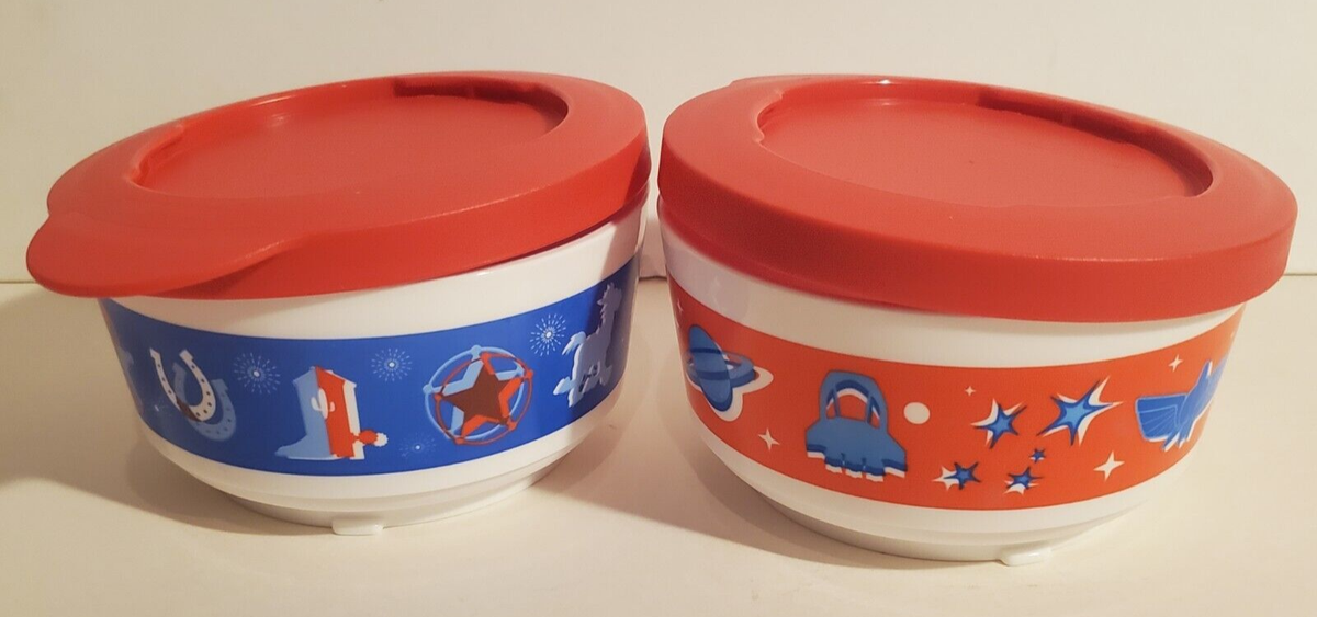TUPPERWARE DISNEY PIXAR TOY STORY 4 PC SNACK SET FOOD STORAGE