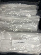 WHITE 50PCS Face Mask Non MEDICAL Surgical Disposable 3-PLY Earloop Mouth Cover