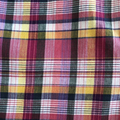 Ralph Lauren Black Label Shorts Girl’s 14 Plaid Madras Flat Front Pink Cotton - Picture 4 of 8