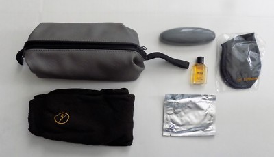 New Sealed Lufthansa Amenity Bag with Imprinted Logo Design.