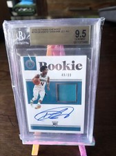 2018-19 DEVONTE GRAHAM ENCASED ROOKIE RC RPA AUTO JERSEY BGS 9.5 49/99