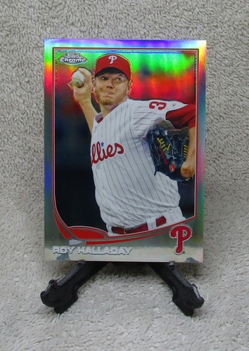 ROY HALLADAY 2013 Topps Chrome Silver Refractor Card #104 PHILLIES ACE