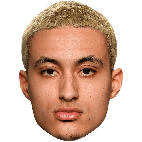 Kyle Kuzma (Stubble) Celebrity Mask, Flat Card Face