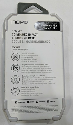 Caja al por mayor de 75 fundas para iPhone 6/6S Plus, octanaje Incipio, naranja escarcha/neón - Imagen 2 de 8