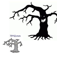 Halloween Spooky Tree Metal Cutting Dies Cut Die Decoration Scrapbook Card Craft