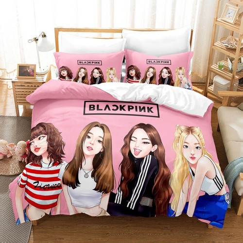 3D BLACKPINK K-POP Qulit Duvet Cover Bedding Set Pillowcase Double Queen Gift AU - Picture 12 of 27