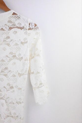 Spell & the Gypsy "Rosamond" lace mini dress in white size XS/UK8 - Foto 9 di 11