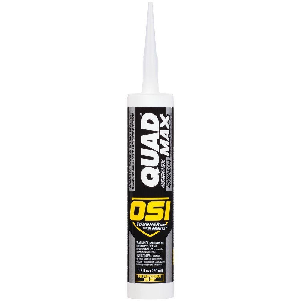 OSI Quad Max Window, Door and Siding Sealant 9.5 oz Single (004 Artic White)