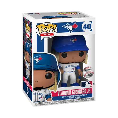 Funko Pop! Vladimir Guerrero Jr #40, Toronto Blue Jays Home Jersey, MLB Baseball