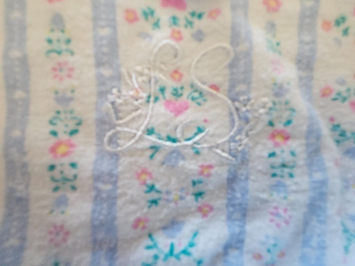 Lanz of Salzburg Blue Hearts Tyrolean Print Long Sleeve Nightgown Size S Youth - Picture 10 of 10