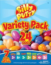 Silly Putty Bulk Variety Pack (24Ct), Fidget Toys for Kids & Adults, Treasure Bo