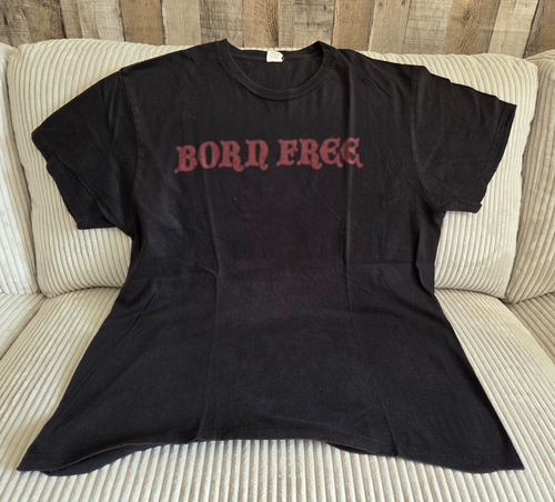 Kid Rock Tour 2011 Born Free American Bad Ass schwarzes kurzärmliges T-Shirt XL