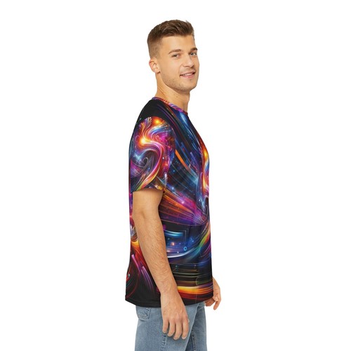Galaxy Phoenix Art T-Shirt Neon Firebird Unisex Tee Festival Psychedelic Top - Bild 7 von 33