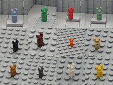 LEGO  5x Clip Stangen Bar Holder Halter Brick...