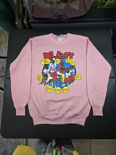Vintage 90's Da Butt Crewneck Sweatshirt Hip Hop Rap Freaknik, Sz L 20.5x28.5" - Picture 2 of 15