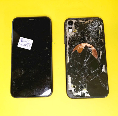  DEFECTIVE/WITH ISSUES LOT OF 2x APPLE IPHONE XR A1984 LTE HEXA-CORE CELL PHONE