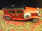 Vintage Bandai Tin Toy 1929 Sedan Car Friction Motor Japan Nice Shape