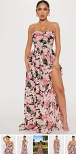 Subtle Beauty Printed Maxi Dress - Black/combo