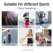 Men Women Waist Trimmer Belt Burn Fat Sweat Body Shaper Weight Loss Girdle Gym